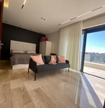 Studio Apartment for Rent in Dahyet Al Ameer Rashed  – Rooftop Floor with a Spacious Terrace #11174